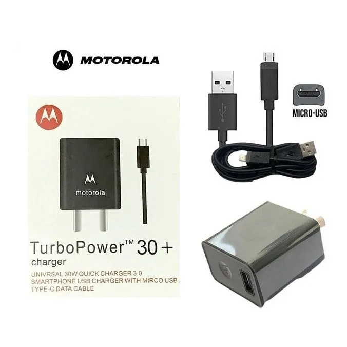Cargador / Cable Motorola 30W Turbopower 30+ – ctecnia