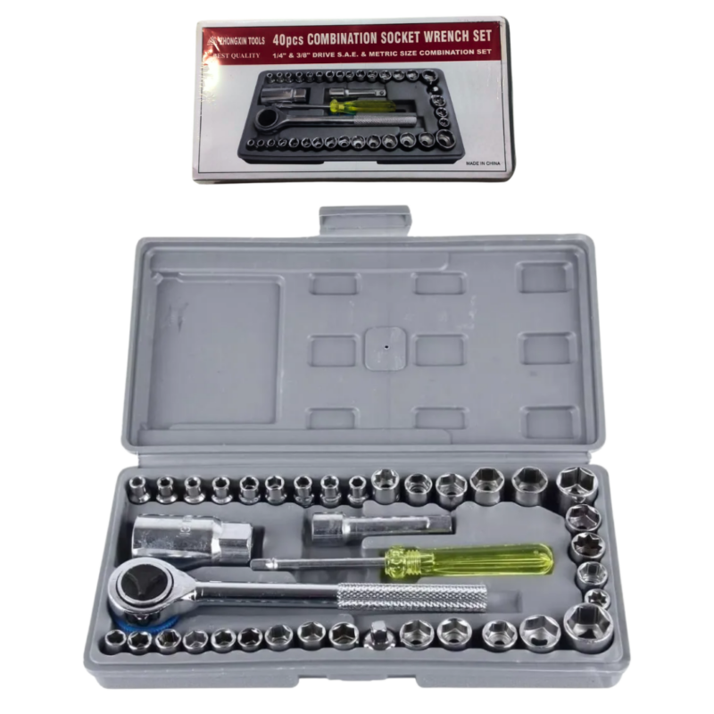 Caja Set Llaves Tubo 40pcs MK SD051