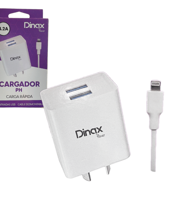 Cargador DINAX 2 USB a Iphone 4.2A