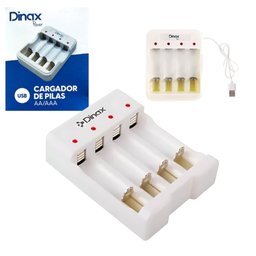 Cargador de Pilas DINAX USB