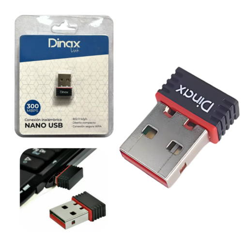 Nano Receptor WiFi USB 300mbps DINAX DX-WUSB30