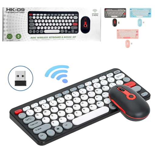 MINI TECLADO C/MOUSE NALAMBRICO HK09