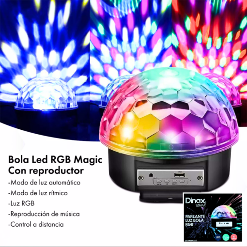 PARLANTE BOLA DE LUZ DX-PARBOLUZ