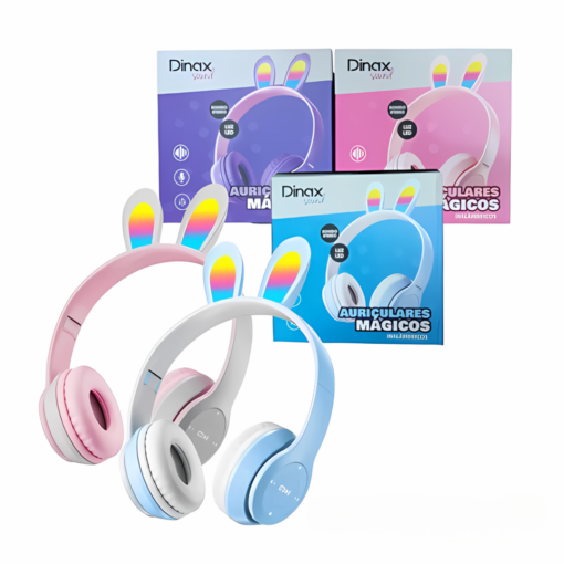 AURICULARES MAGICOS BT DINAX CONEJO