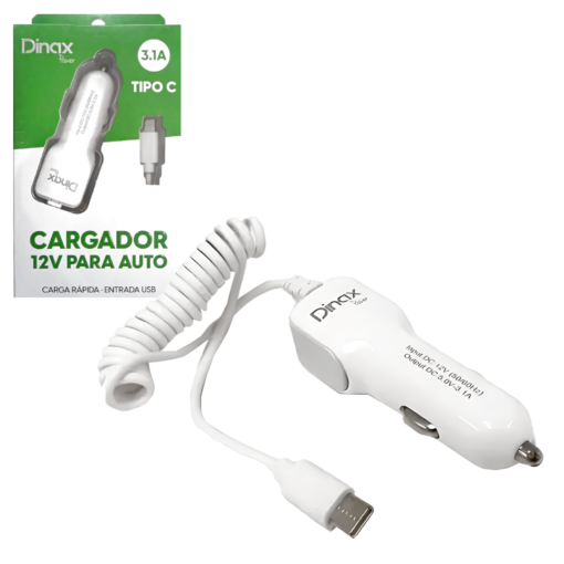 CARG AUTO 12V 3.1 DINAX TIPO C