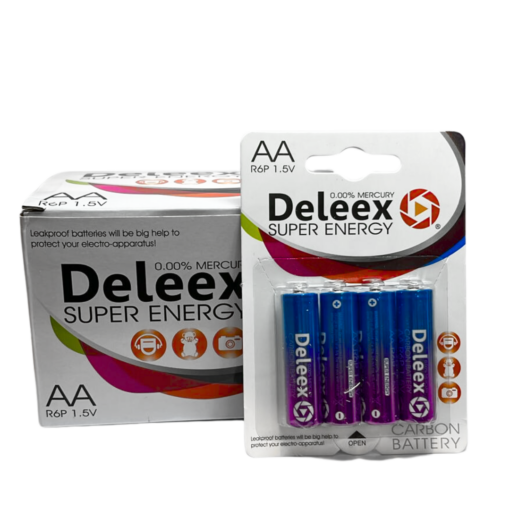 PILAS AA DELEEX SUPER ENERGY 0% MERCURY