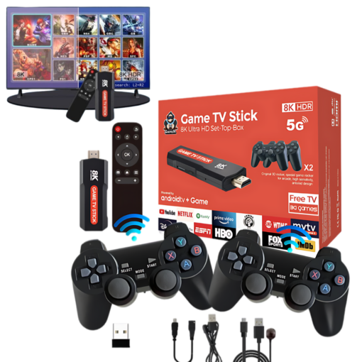 GAME TV STICK 8K C/JOY caja roja