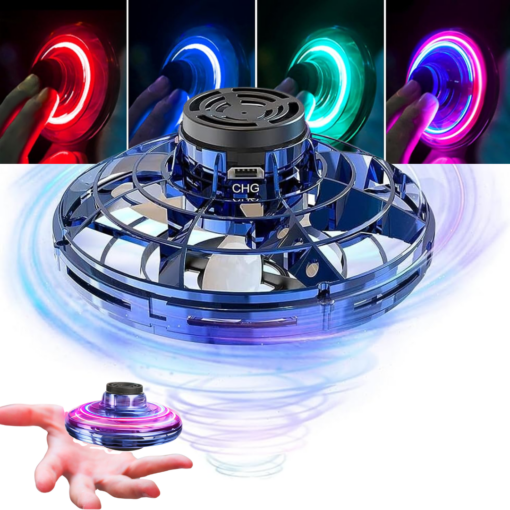 Flying Spinner Ball LED, dron, juguete para ovnis, fidget, bumerang, varios colores