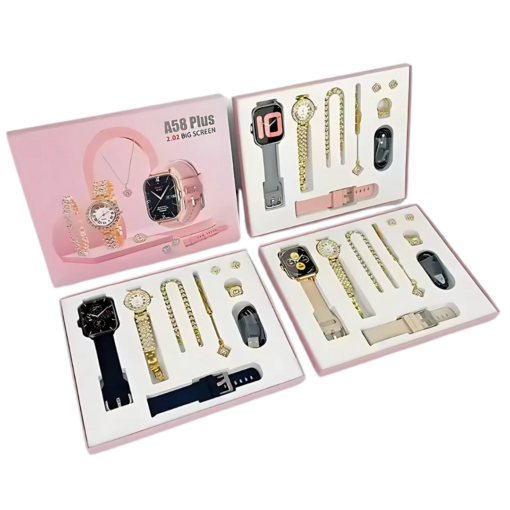 SET DE RELOJ Y BELLEZA A58 PLUS