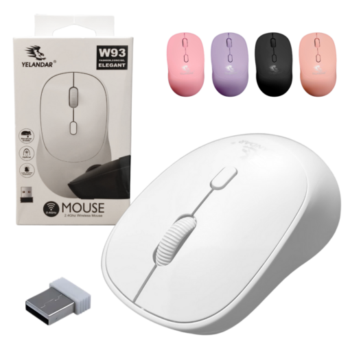 Mouse Inalambrico Con Receptor YELANDAR W93