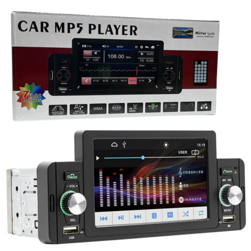 ESTEREO CAR MP5 PLAYER 4.3 PULG