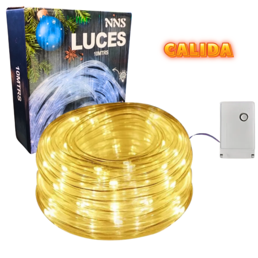 Luces Navideñas 10mtrs SA-80 Multicolor/Calida/Blanca