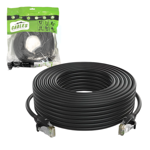 CABLE DE RED CAT6 25M BOLSA VERDE