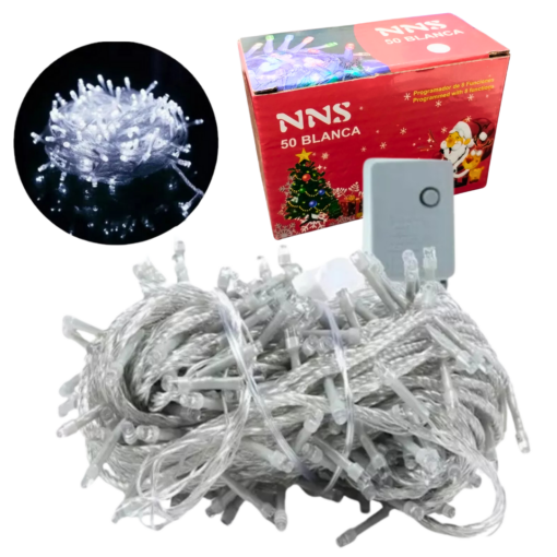 Luz de Navidad 50 LEDs Blancos SA-14