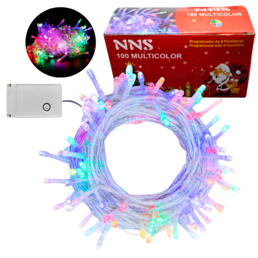 Luz de Navidad 100 LEDs Multicolor SA-26