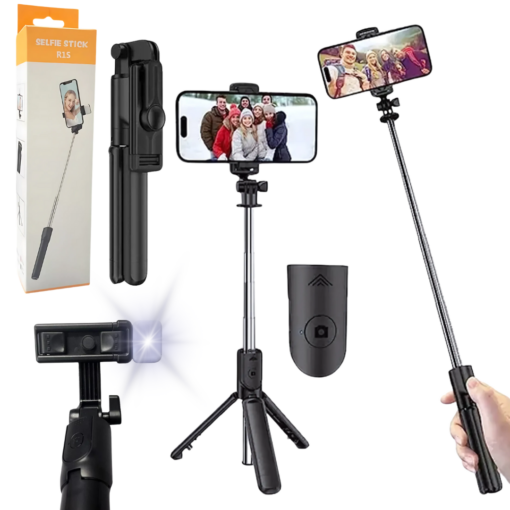 Palo Selfie Stick R1S con Control