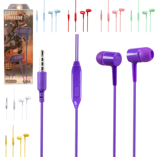 AURI C/GOM STEREO EARPHONE D21