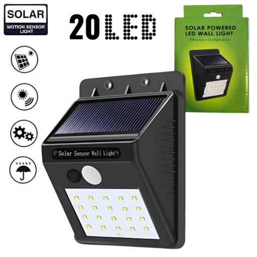 LAMPARA SOLAR POWERED LED 20LED