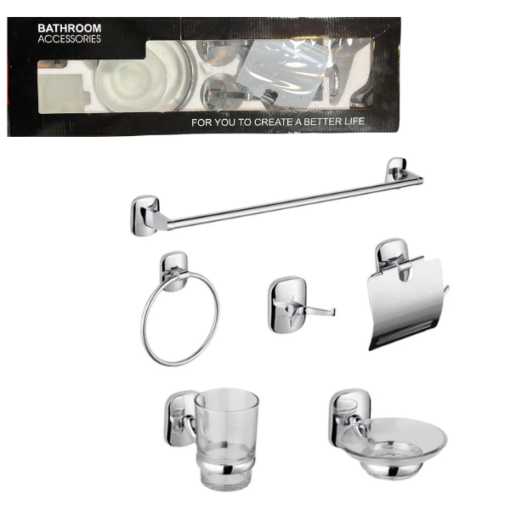 KIT ACCESORIOS DE BAÑO 7PCS P-396