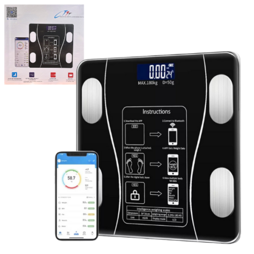 BALANZA DE BAÑO BLUETOOTH OKOK HEALTHCARE