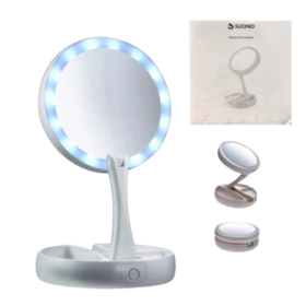ESPEJO LED SUONO PORTATIL base plegable