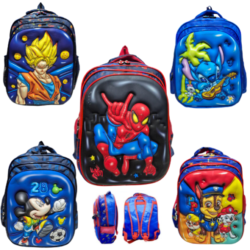 MOCHILA DISEÑO PERSONAJES