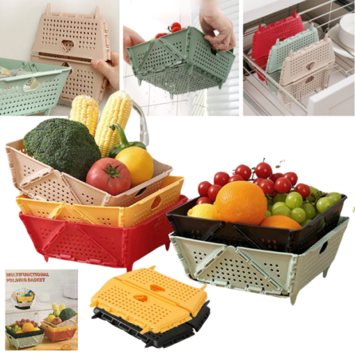 CANASTOS DE FRUTAS PLEGABLES FOLDING BASKET D-513