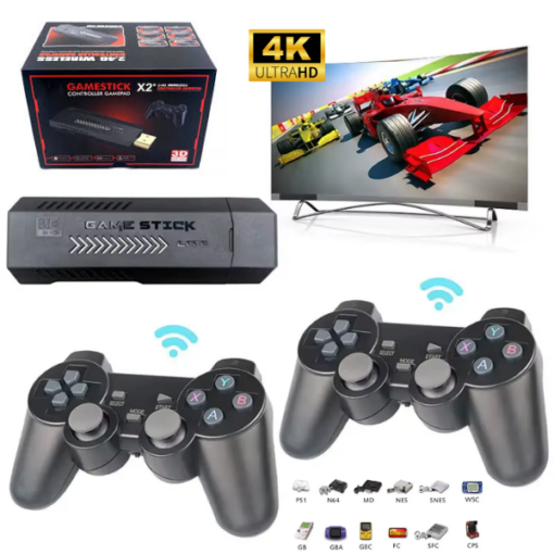 CONSOLA GAMESTICK GAMEPAD (caja negra y roja)