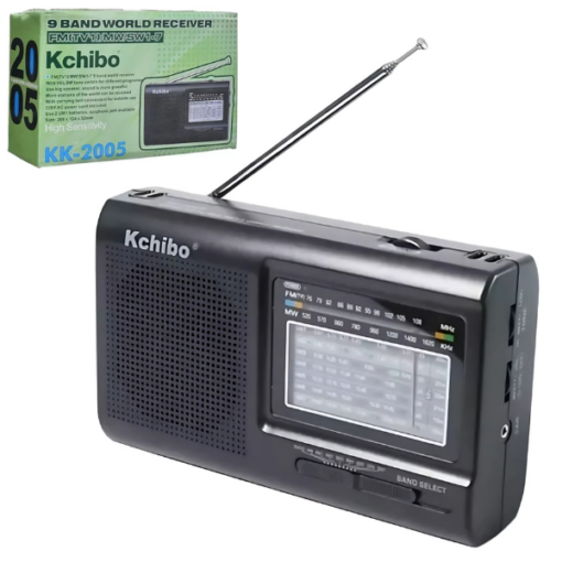 RADIO KCHIBO 9 BAND WORLD RECEIVER KK-2005