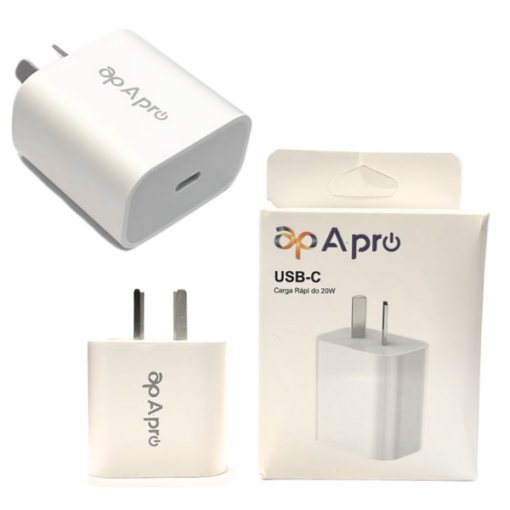 CARGADOR CABEZAL APRO USB-C 20W