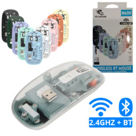 Mouse Inalambrico Recargable YELANDAR MA200