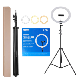 Aro de Luz 12" Con Tripode LJJ-30
