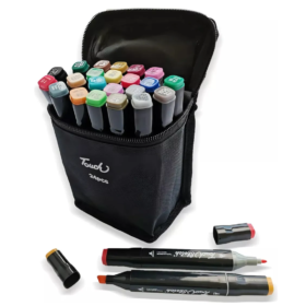 Estuche de Felpas x24Pcs Touch B9822