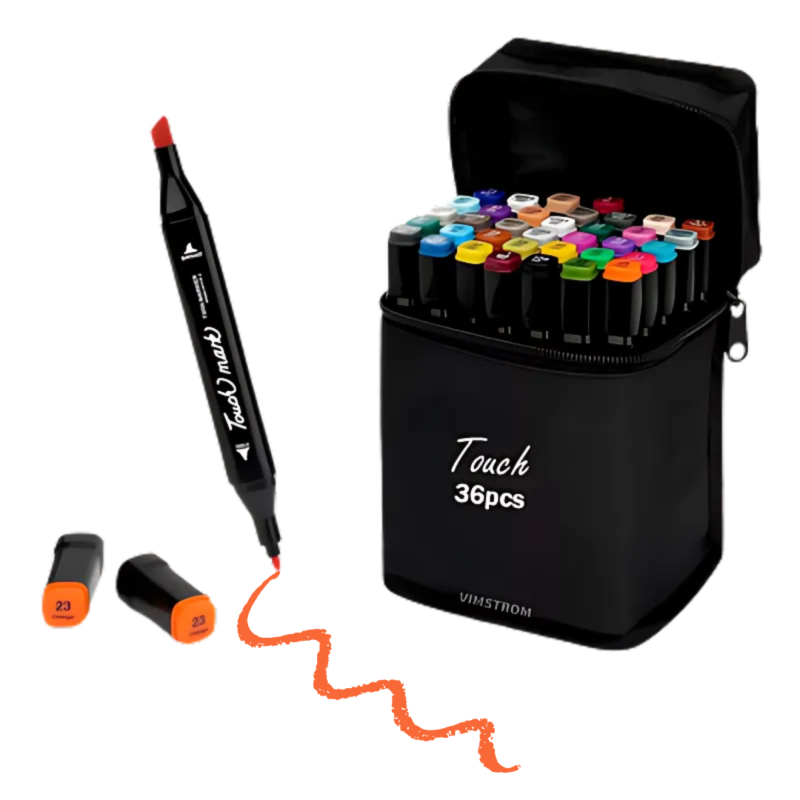 Estuche de Felpas x36Pcs Touch B9839
