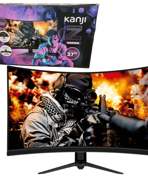 Monitor Gamer RGB 180Hz 27" Pulgadas CURVO KANJI
