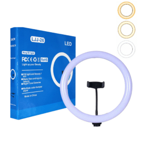 Aro de Luz Blanco 10" Pulgadas LJJ26 (Sin Tripode)