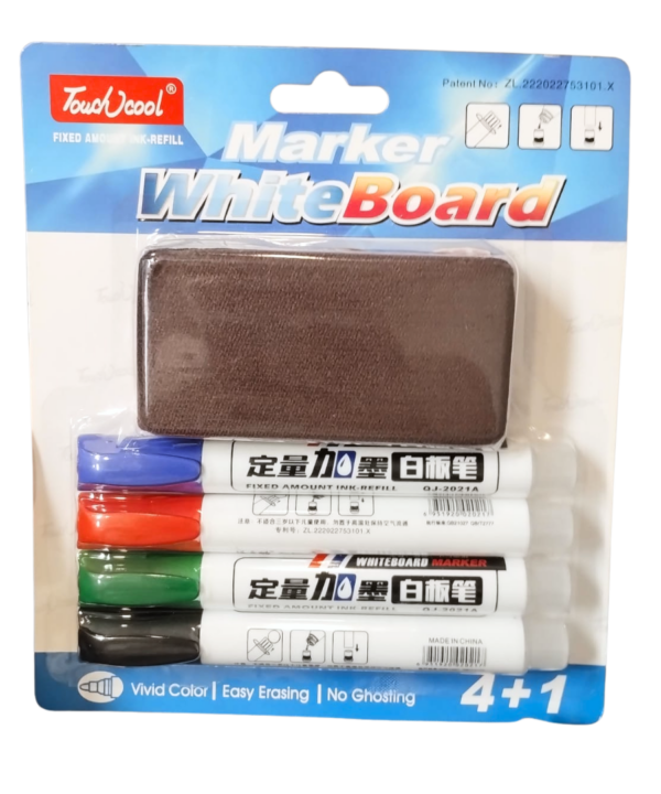 Felpón de Pizarra + Borrador Maker White Board