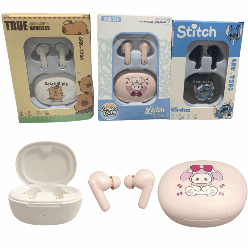 Auricular Bluetooth Earphone PERSONAJES Ark-T28c