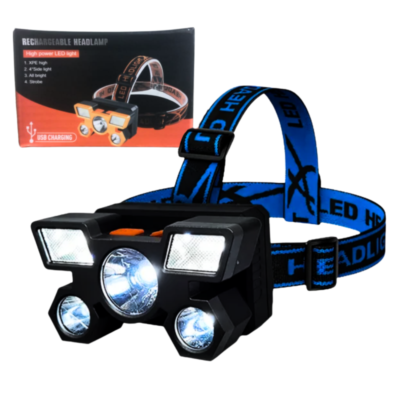 Linterna Minera 5 Lamparas HEADLAMP XY501