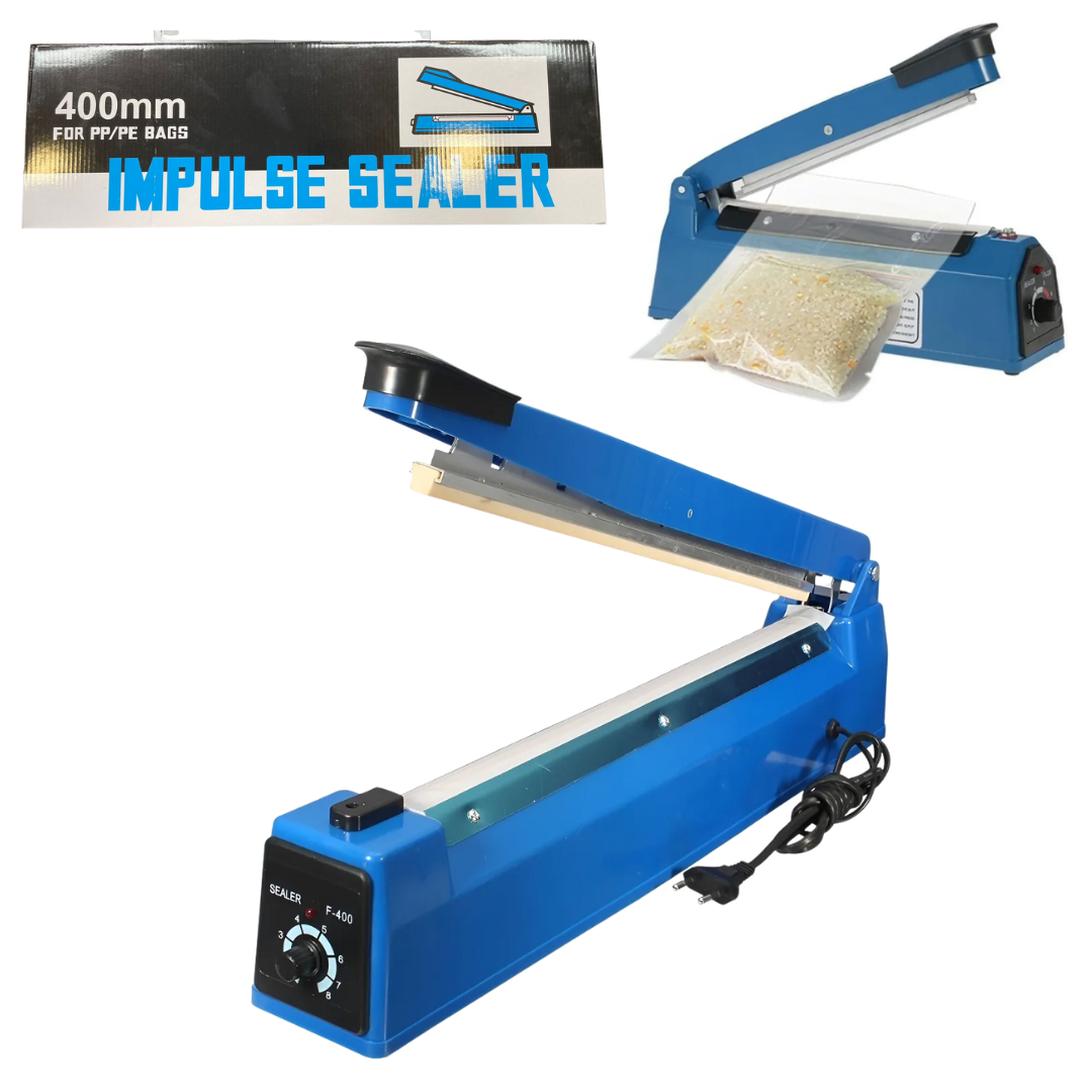 Sellador de Bolsa OM IMPULSE SEALER 400MM 220v Sellador de Bolsa OM IMPULSE SEALER 400MM 220v