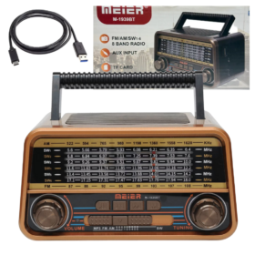 Radio Parlante Con Bluetooth 8 Bandas Bateria Recargable MEIRE M-1939BT