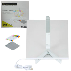 Pizarra Acrilica Luminosa 210x210mm DIY LAMP 2020