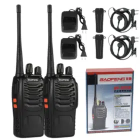 Handy Doble Receptor Baterias Recargables BAOFENG BF888S