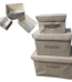 Set de Organizadores Para el Hogar x3Pcs Con Tapa HOG0705