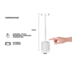 Lampara Touch Velador LED Recargable BLANCA ILU0156 - Imagen 2
