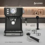 Cafetera Espresso Maker con Vaporizador de Leche SUONO 392 - Imagen 2