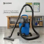 Aspiradora de Tacho Apto Líquido 10L 600W Accesorios - Imagen 4
