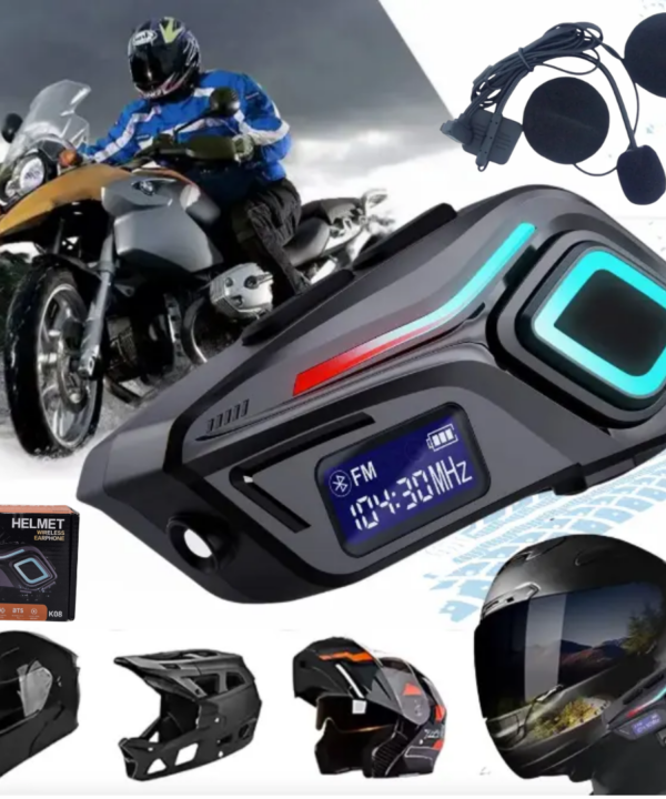 Auricular Intercomunicador Para Casco HELMET WIRELESS K08