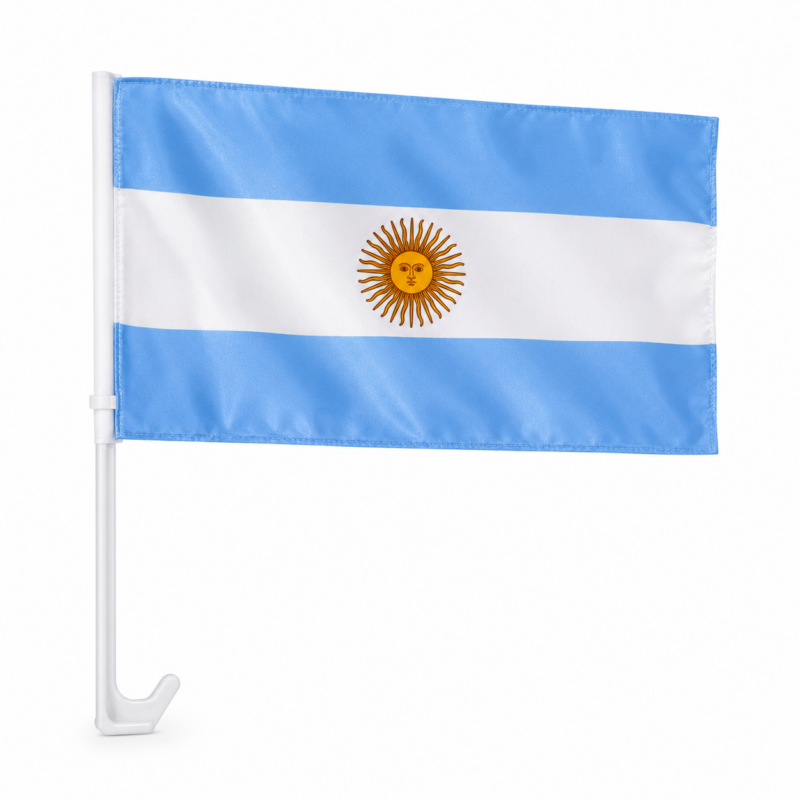 Bandera Argentina Para Auto