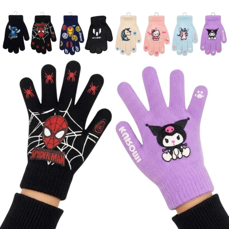 Guantes para Niños Diseño Personajes Varios KMC-121
